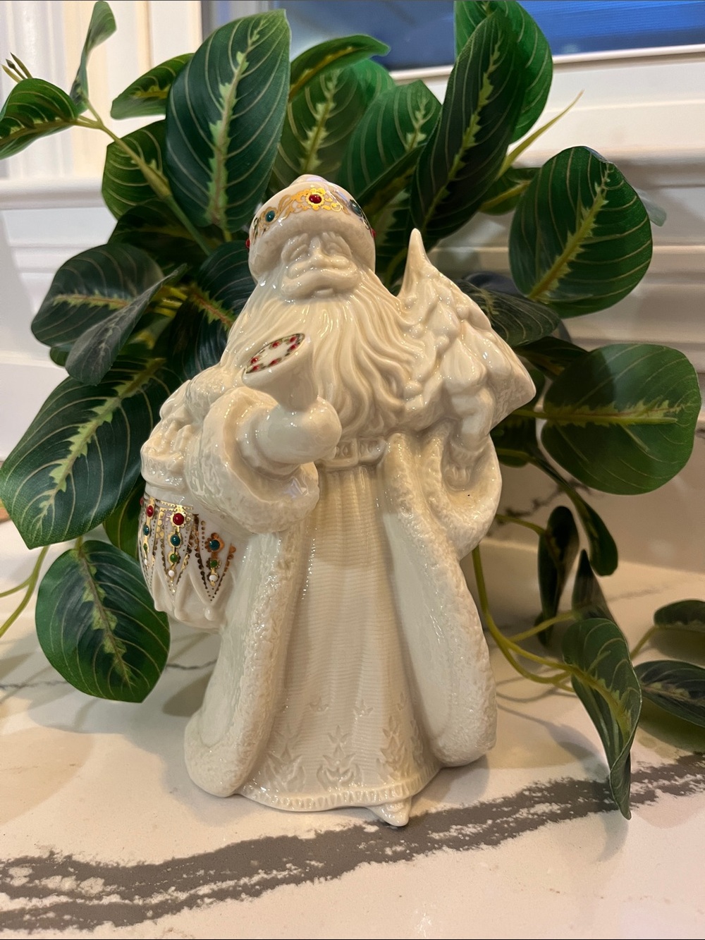 Lenox Ceramic Kris Kringle Jewel Accents Figurine